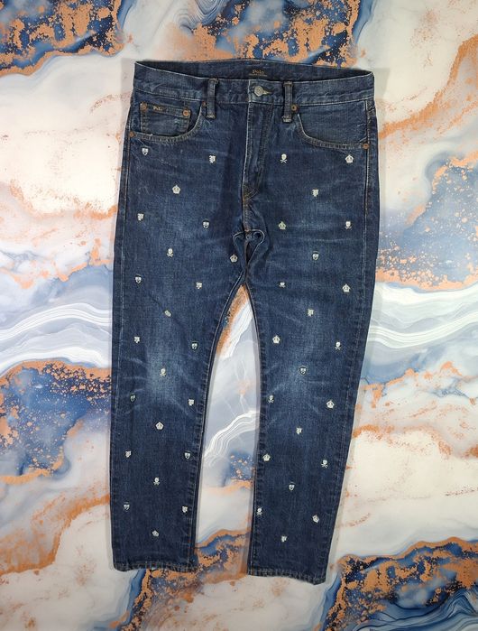 Джинсы Polo Ralph Lauren Sullivan монограмные Slim Fit заужненные