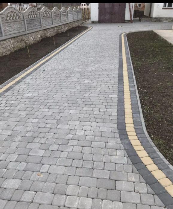 Професийне укладаня  бруківки