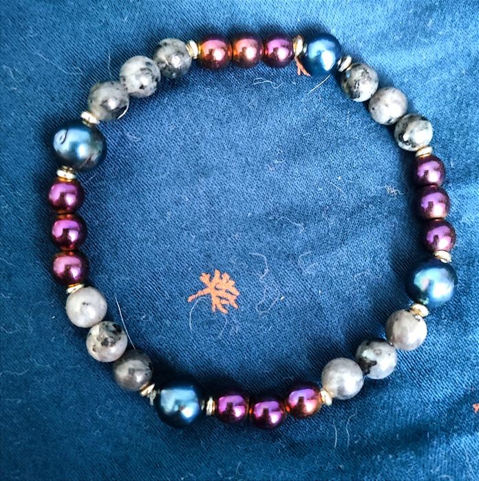 Naturalna bransoletka z prawdziwymi perłami