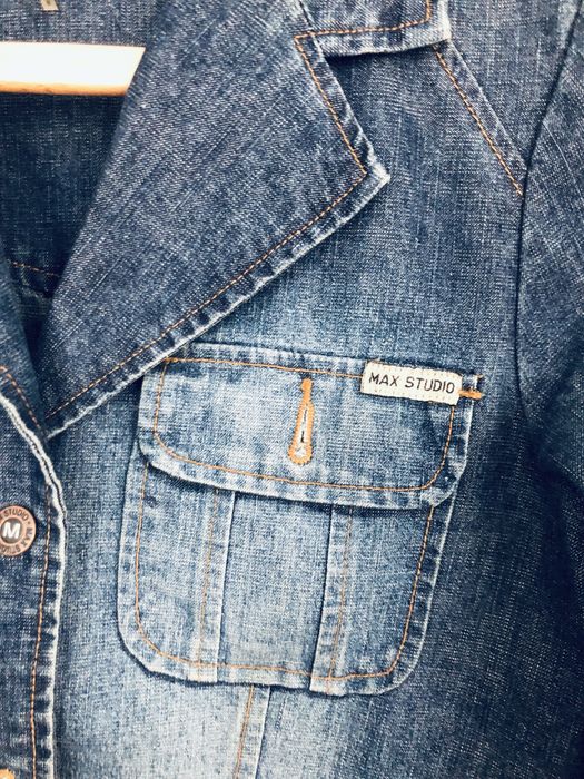 Kurtka jeans granat 38