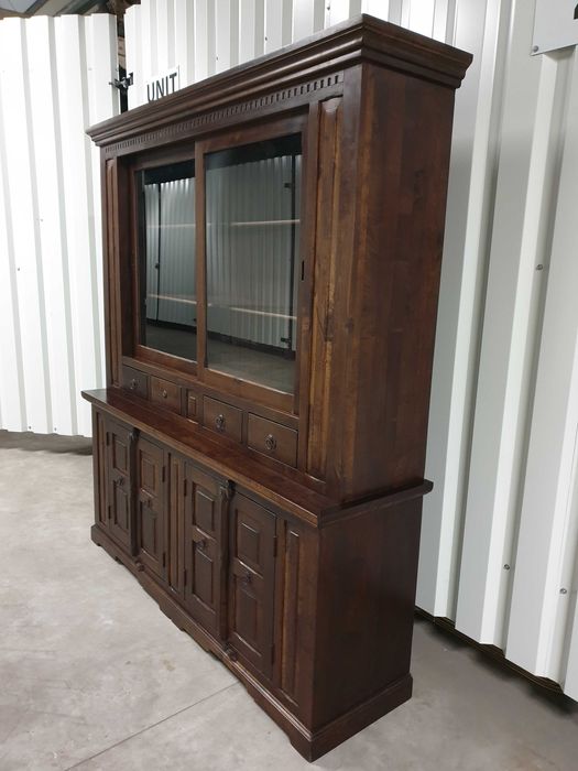 Witryna kredens biblioteczka kolonialna Palisander Indyjski. Dostawa.