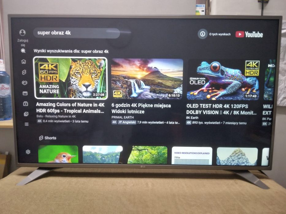 Smart TV LG 49 cali 4K UltraHD DVB-T2 HEVC Wi-Fi Bluetooth