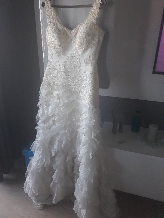 Suknia ślubna ecru Sposabella hiszpanka