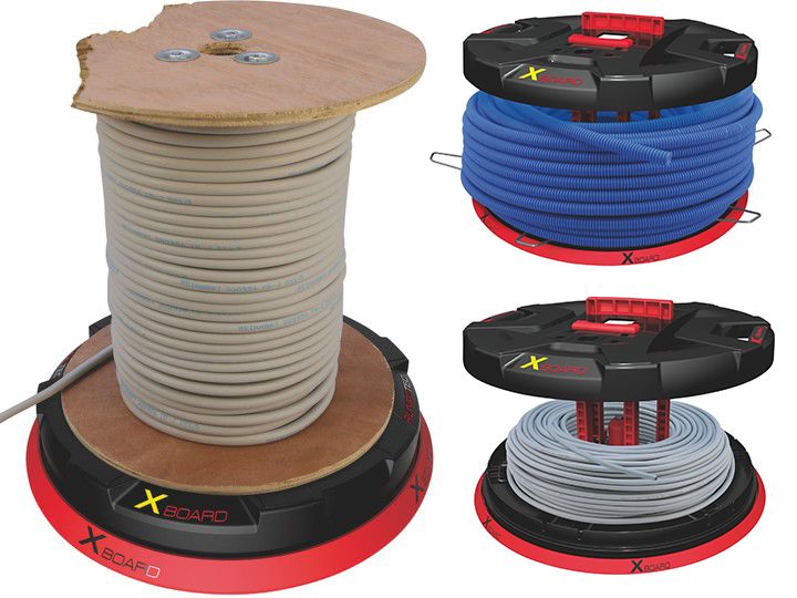 Rozwijak do odwijania kabli z bębnów RUNPOTEC XB500