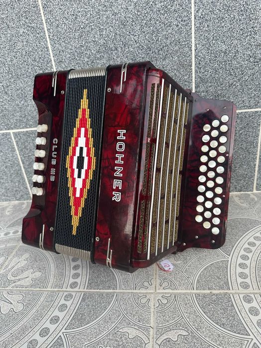 Concertina Hohner Norma III 3 Voz. Sol# Do# Fa#