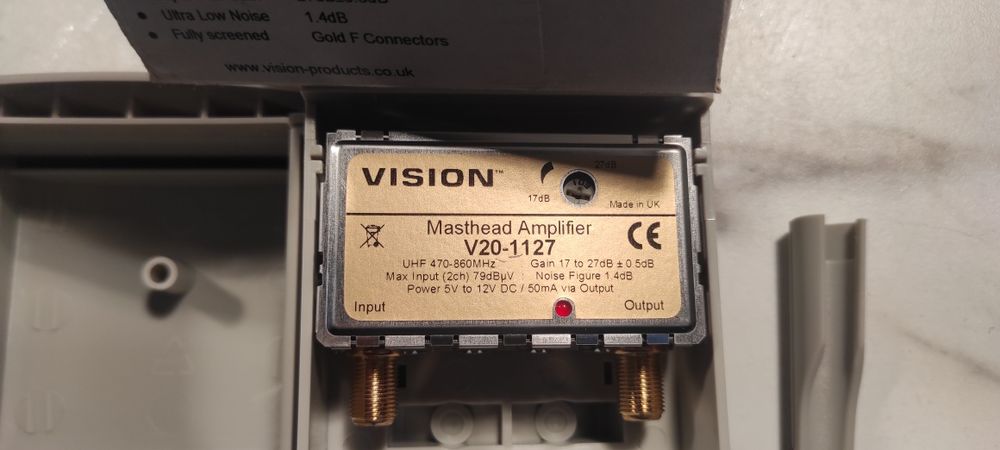 Wzmacniacz antenowy VISION V20-1127 plus V23-2100