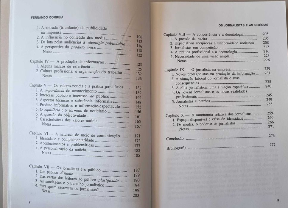 Os Jornalistas e as Notícias - A Autonomia Jornalística em Questão