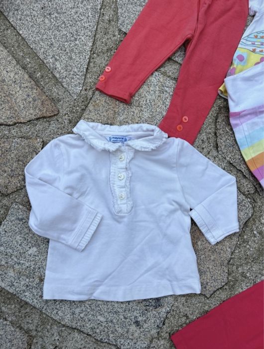Lote de roupa bebé menina 6 meses