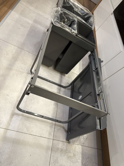 Segregator na śmieci GTV PRACTI ECO 40 cm potrójny 40L (2x10L + 1x20L)