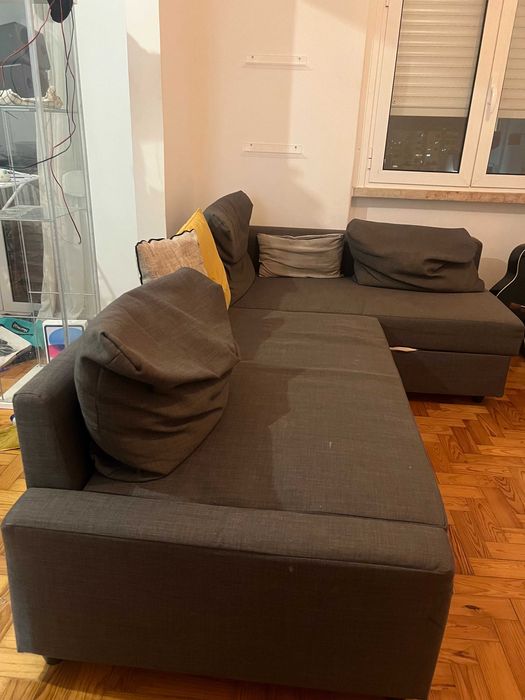 Sofá IKEA com chaise longue