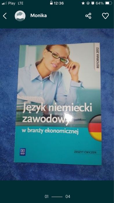 Język niemiecki zawodowy w branży ekonomicznej WSiP zeszyt ćwiczeń