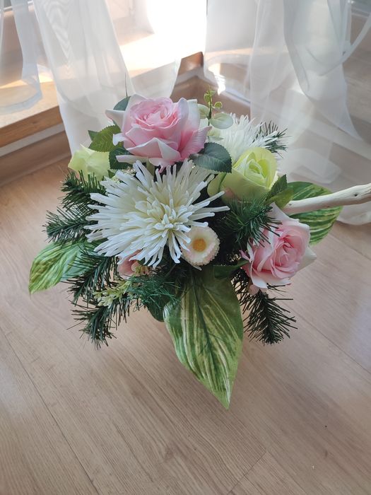 Zestaw na cmentarz  w stylu naturalnym