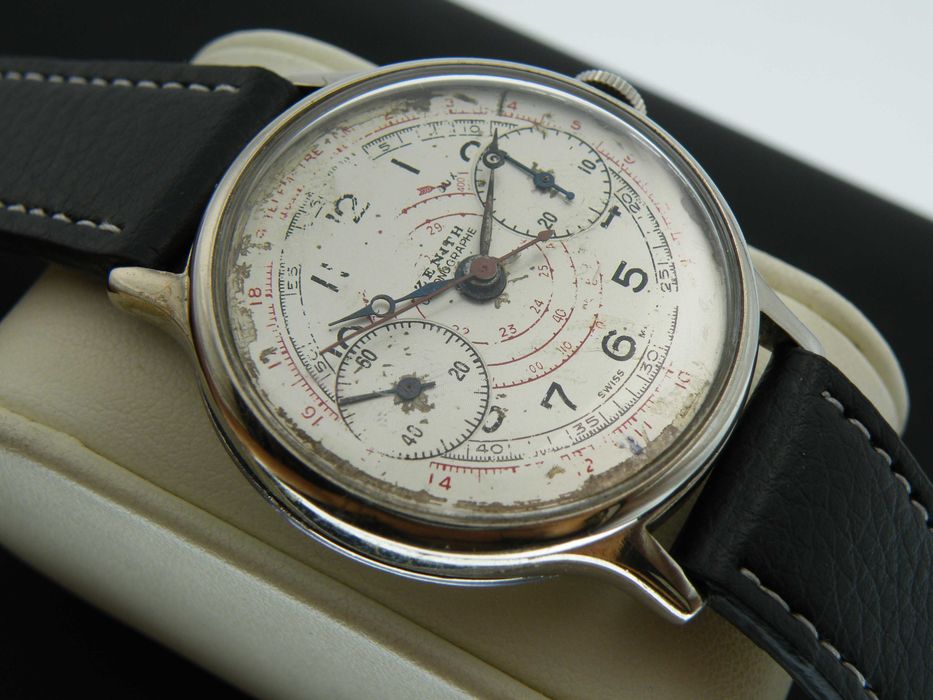 ZENITH Chronograf Monophuser Vintage XXL 40mm RRR
