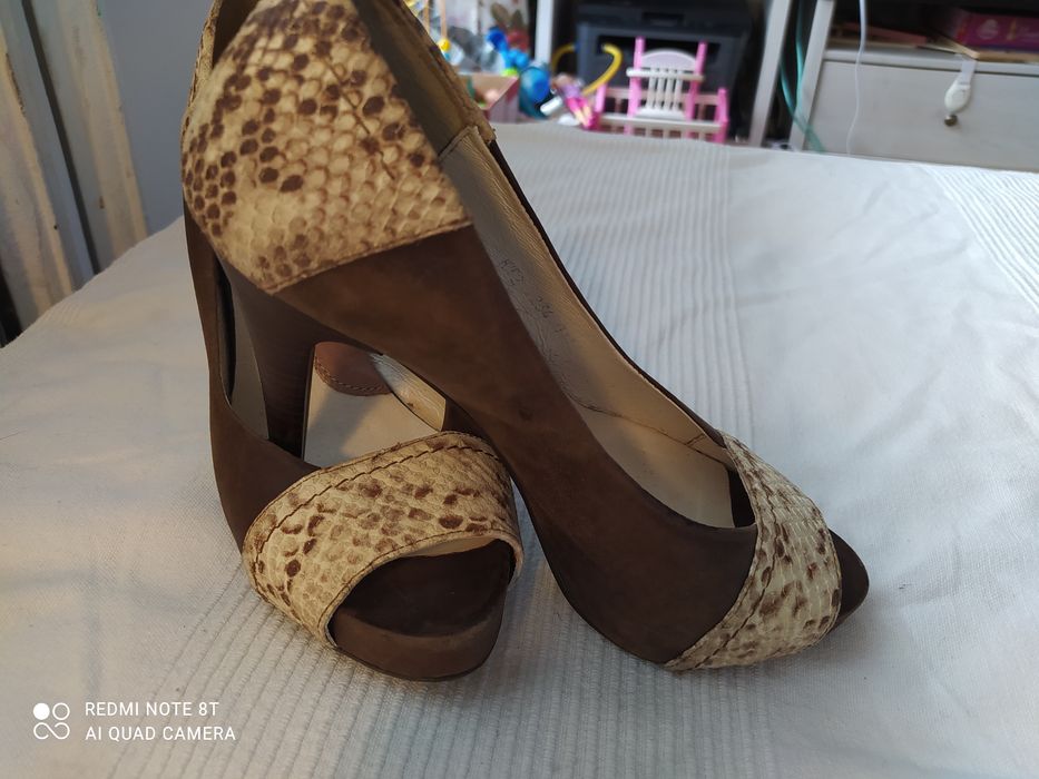 Buty skóra wężowe
