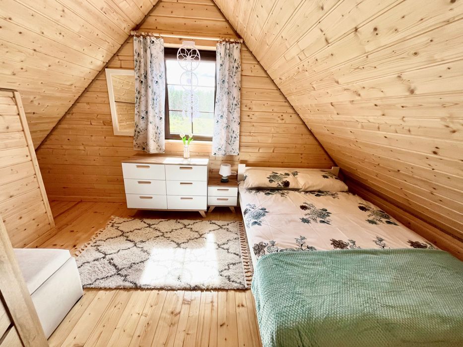 Domki Złote Runo Zalew Siemianówka Podlasie , bania i sauna.