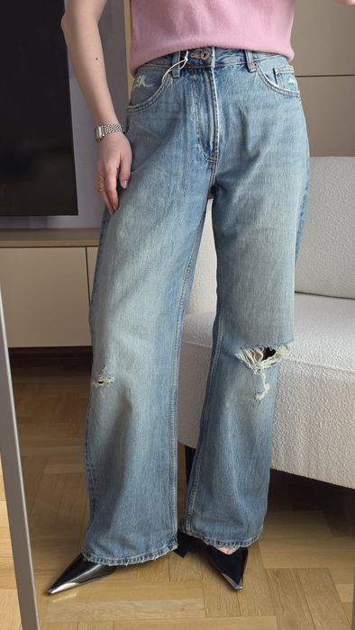Трендові джинси zara з розрізами