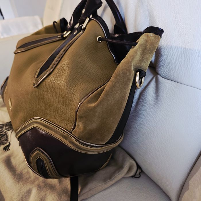Piękna oryginalna torebka Burberry Prorsum skóra duża