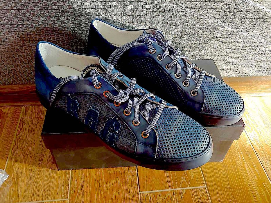 Мужские туфли/кеды/кроссовки/ слипоны Bagatt 45/46. Италия.