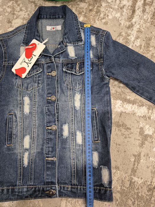 Джинсовка на дівчинку