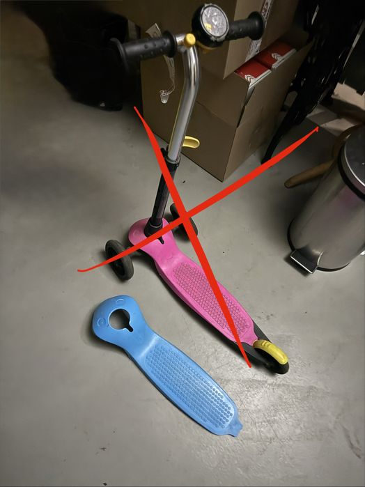 Niebieska nakładka do hulajnogi Decathlon