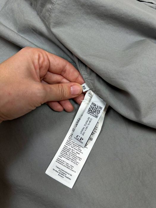 Сіра зіп рубашка сорочка на змійці кофта C.P. Company оригінал