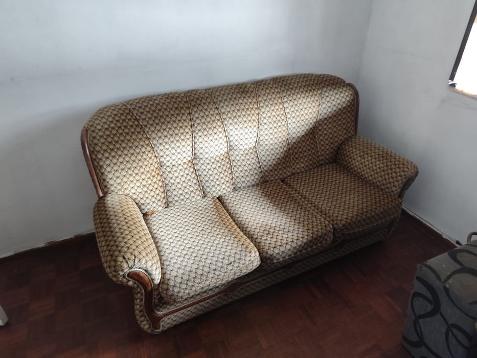 Conjunto sofás trio