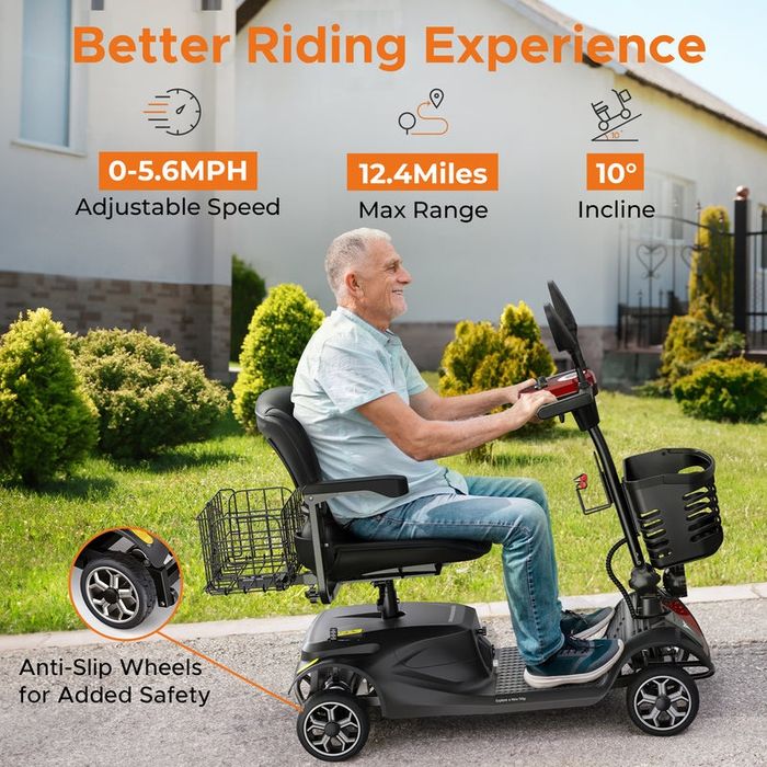 Pojazd Elektryczny cztero kołowy dla seniorów  engwe ease 2/3