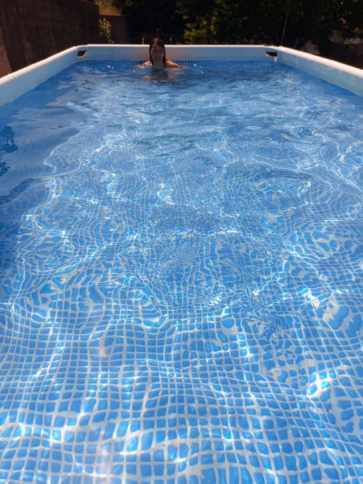 Piscina intex 4X2X1 usada