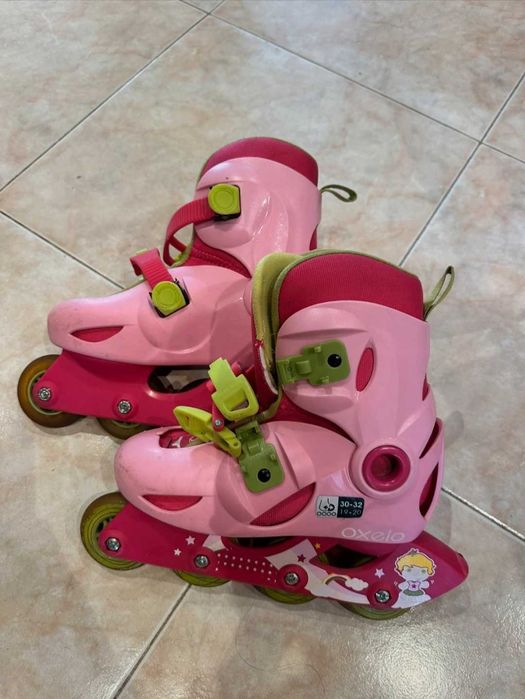 Patins Oxelo Rosa