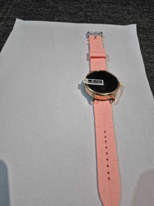 SMARTWATCH zegarek damski pro złoty rozmowy powiadomienia sport