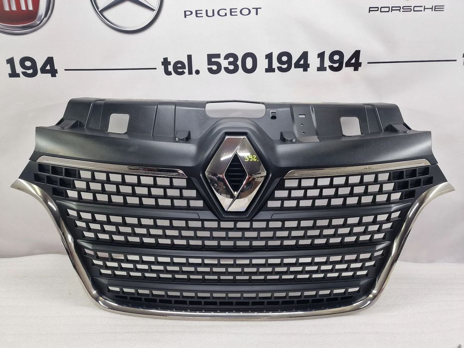 RENAULT MASTER IV ( NOWY MODEL ) 19- ŁADNA KOMPLETNA ATRAPA / GRILL PRZEDNI PRZÓD , NR AUKCJI GL392