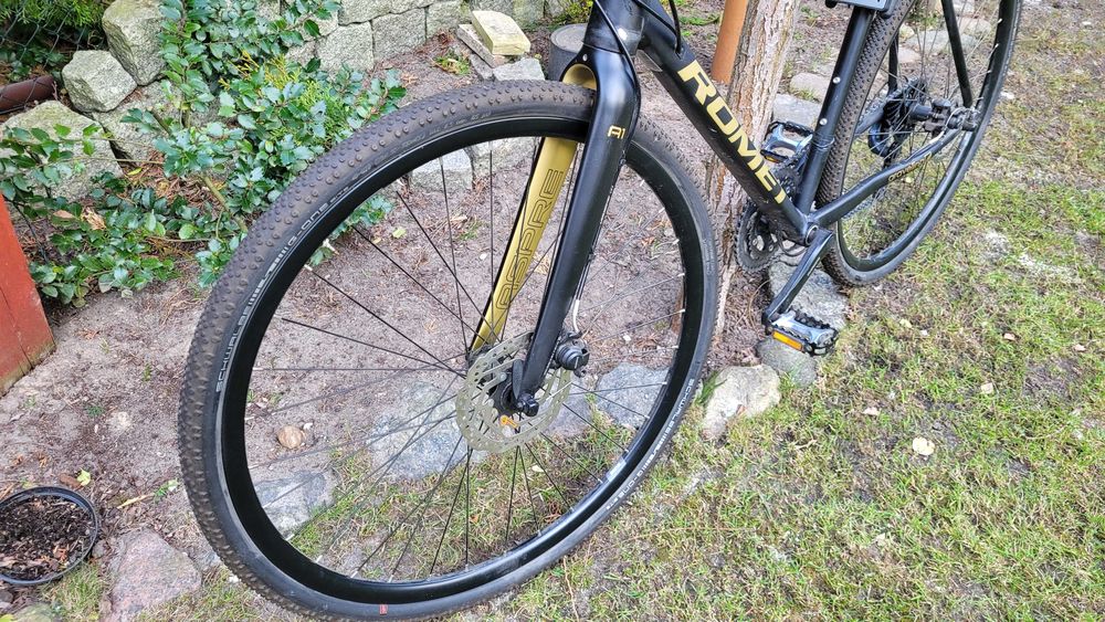 Rower Romet Aspre A1 czarno-złoty super stan!