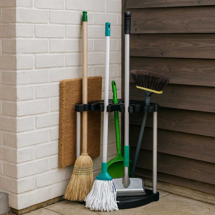 Mocny XXL Stojak Na Narzędzia Ogrodowe Narożny Organizer Garaż Ogród