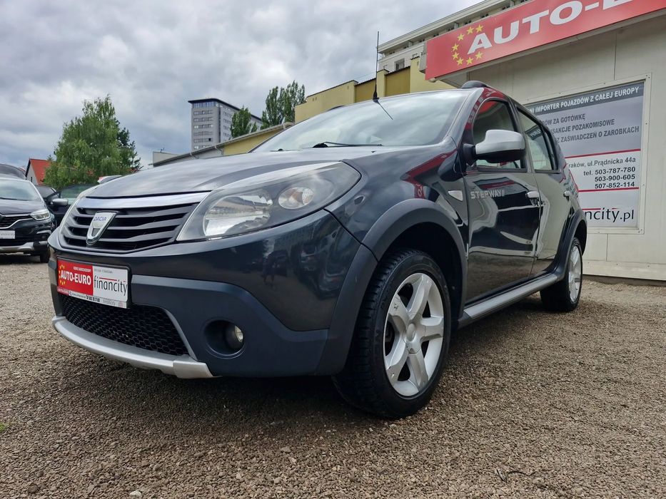 Dacia Sandero Stepway 1.6 benz 87 KM, 1 właściciel, serw ASO, dokumentacja, stan BDB!