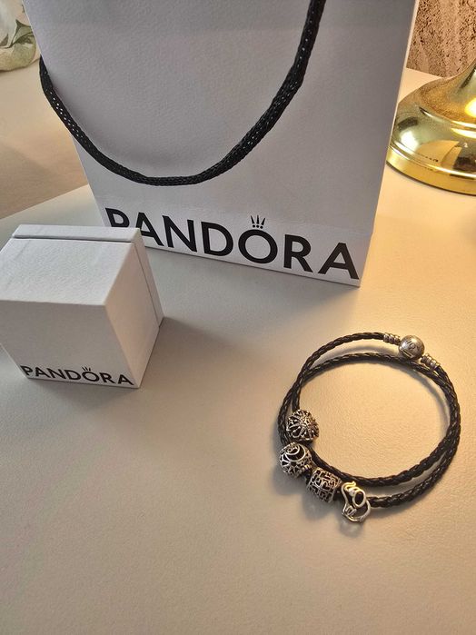 Bransoletka pandora z charmsami