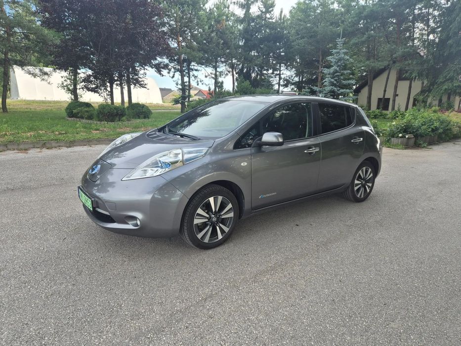 Nissan Leaf Nissan Leaf 30kWh, 2016, orginalny lakier, bezwypadkowy, bogata wersja