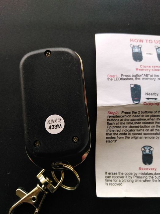 Comandos para portão automático