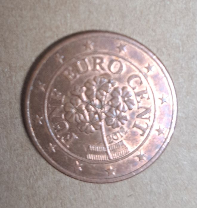 Moeda 5 centimos euro.