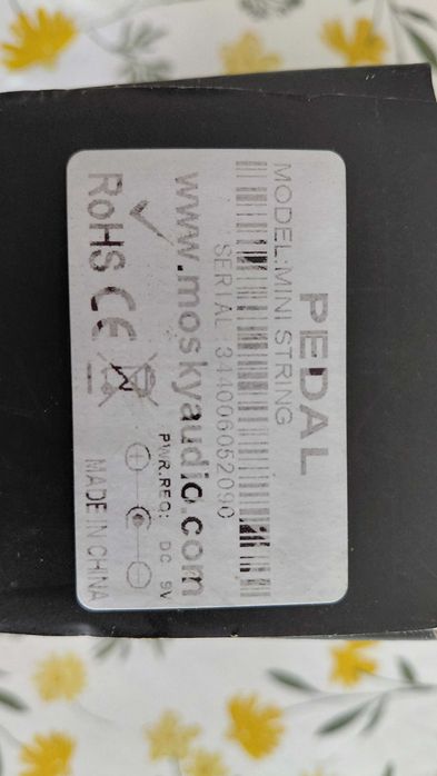 Pedal de Guitarra MOSKY. Novo