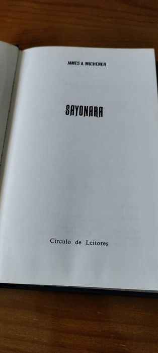 Sayonara – James A. Michener (Círculo de Leitores)