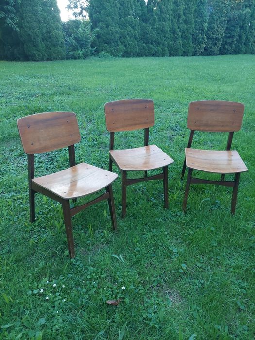 Krzesła PRL vintage