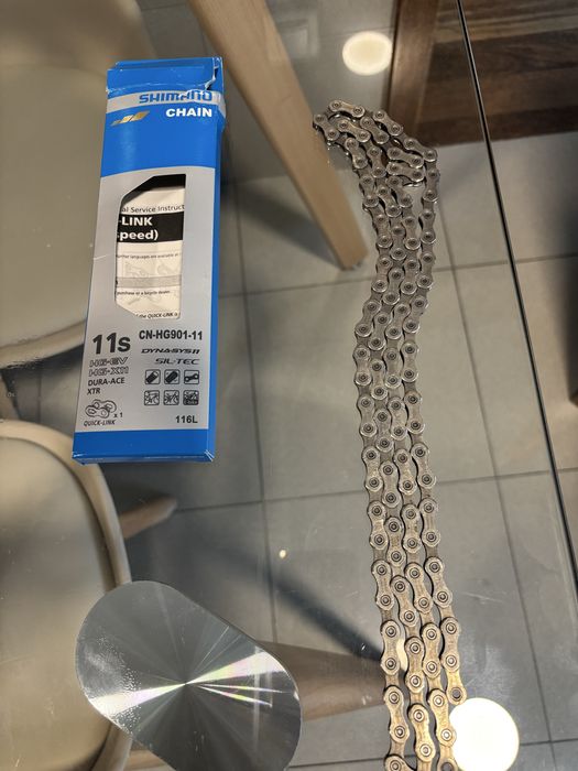 Cassete shimano ultrega 11 vel e corrente dura ace 11 vel