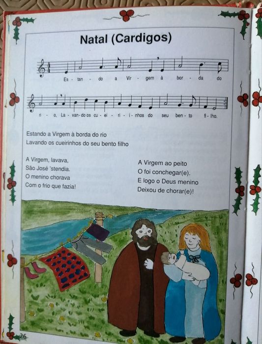 Livro de musica  As Nossas Canções de Natal