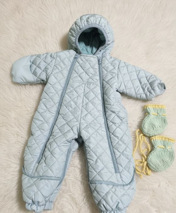 конверт/комбенизон 0/12мес.берюзовый