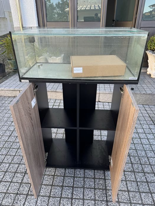 Aquario+ movel + filtro externo com termostato