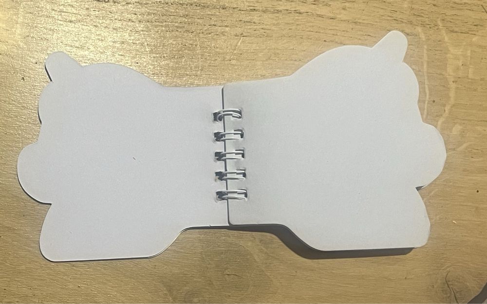 Torebka różowa Primark na kosmetyki i drobiazgi i notesik JEDNOROŻEC