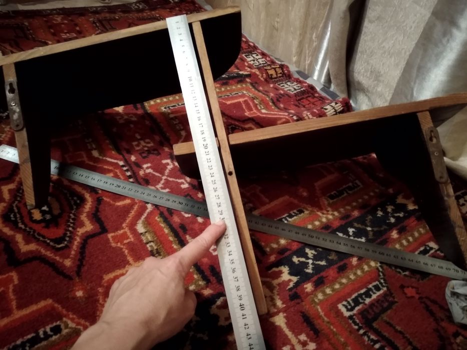 Полка полочка двойная деревянная настенная. Подвесная. Массив дерева.