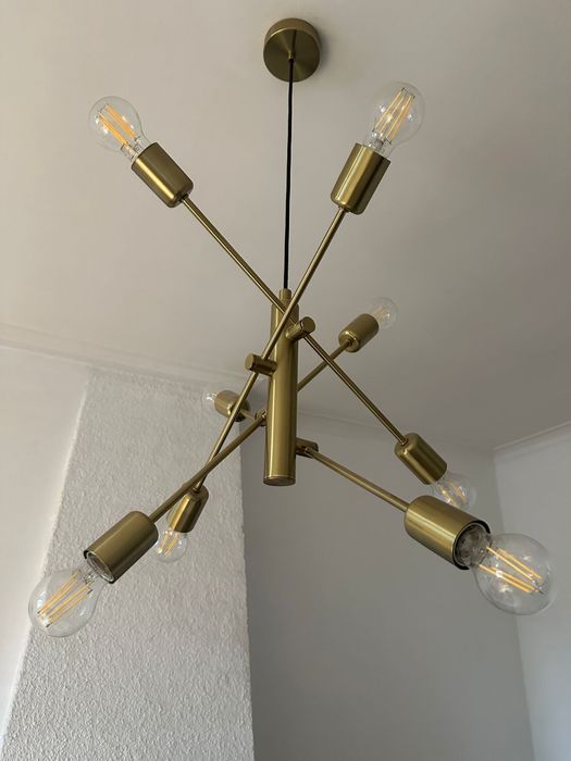 Candeeiro com lampadas