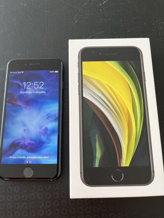 Iphone SE excelente estado, bateria original, capa, proteção ecran