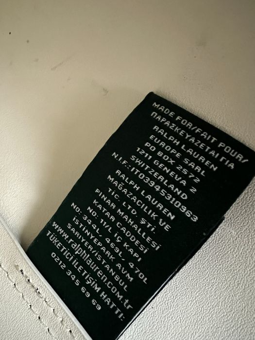 ** Ralph Lauren ** cudo oryginalna, skórzana shopperka - nowa